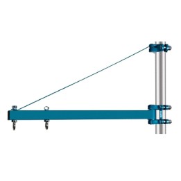 Ramię obrotowe do wciągarek promień 750 mm, 600 kg
