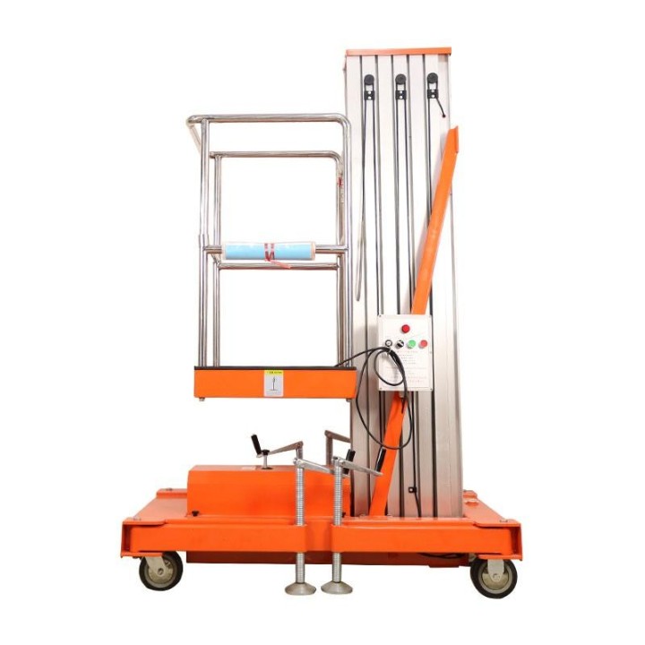 Podnośnik koszowy teleskopowy GTWY4-100, Udźwig 125kg,wysokość podnoszenia 4M, DC z baterią