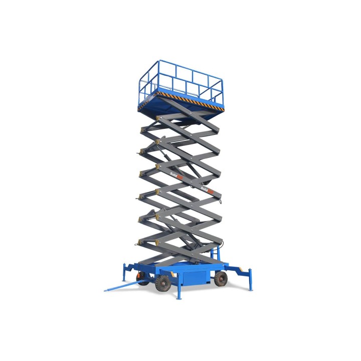 Podnośnik koszowy nożycowy SJY, Udźwig 500kg,wysokość podnoszenia 6M, AC , 230V