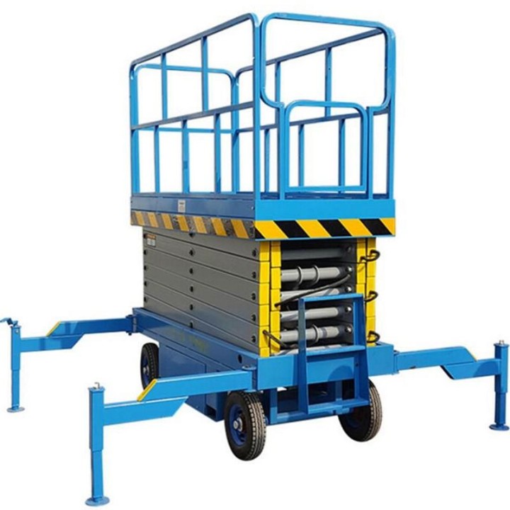 Podnośnik koszowy nożycowy SJY, Udźwig 500kg,wysokość podnoszenia 12M, AC 230V