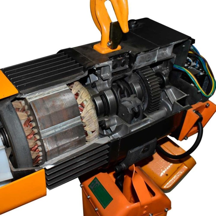 Wciągarka elektryczna z hakiem HHBDII 02-02, 2Tx 6M 380V