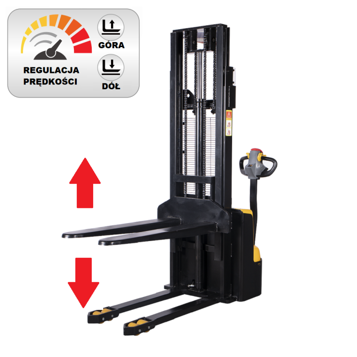 Wózek paletowy elektryczny 1,5T 3,5M  WS15H-3500