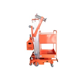 Podnośnik koszowy teleskopowy GTWY6-100,ulepszony, udźwig 125kg,wysokość podnoszenia 6M, 230V
